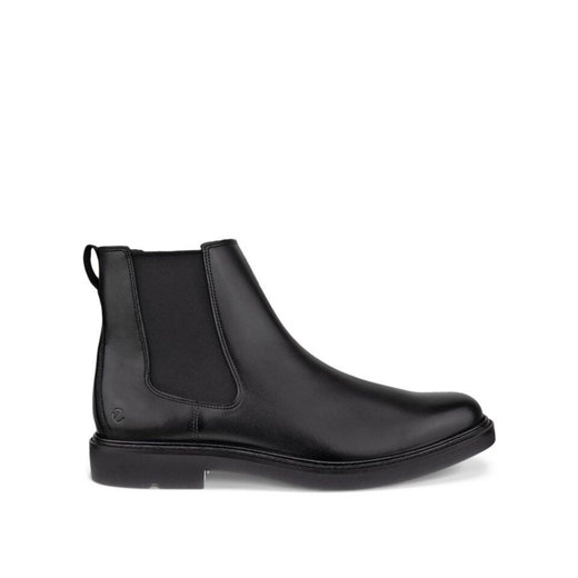 ECCO Half Boots Metropole London (Chelsea Boots made of full-grain leather) black men's