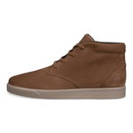 ECCO Alltag-Halbstiefel Street Lite (Vollnarbenleder) braun Herren