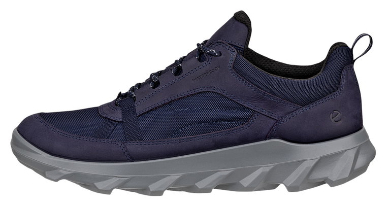 ECCO Wanderschuhe MX Low WP (Nubukleder, wasserdicht) navyblau Herren