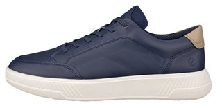 ECCO Sneaker Move (Vollnarbenlederl) navyblau Herren