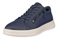 ECCO Sneaker Move Zip Lace (Premium-Leder) marineblau Damen