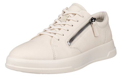 ECCO Sneaker Move Zip Lace (Premium-Leder) beige Damen