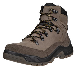 ECCO Offroad Mid Hiking Shoes (Nubuck Leather, Waterproof) brown men's