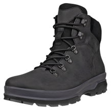 ECCO Winterschuhe Rugged Track WP Lace Boot (Premium-Leder, wasserdicht) schwarz Herren