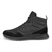 ECCO codzienne półbuty Exostride GTX (skóra nubukowa, wodoodporne) czarne męskie