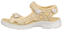 ECCO Sandale Yucatan Leder beige/weiss Damen