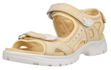 ECCO Sandale Yucatan Leder beige/weiss Damen