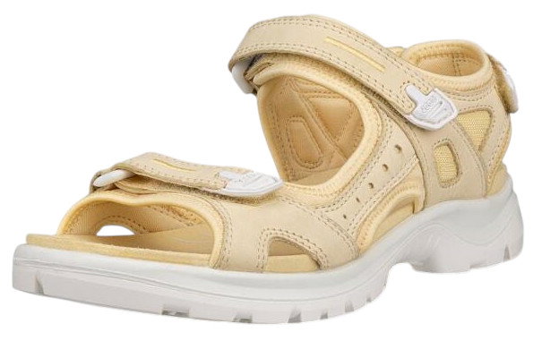 ECCO Yucatan Leather Sandal beige/white Ladies