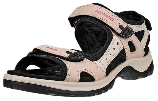 ECCO Sandale Yucatan Leder rosa/beige Damen
