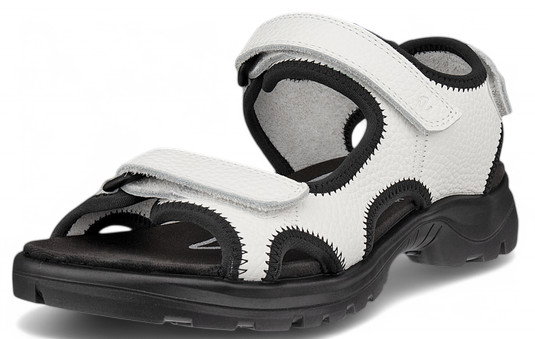 ECCO Sandale Hike 3 Strap (Leder) weiss Damen