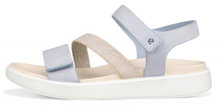 ECCO Sandale Flowt (Leder) blau Damen