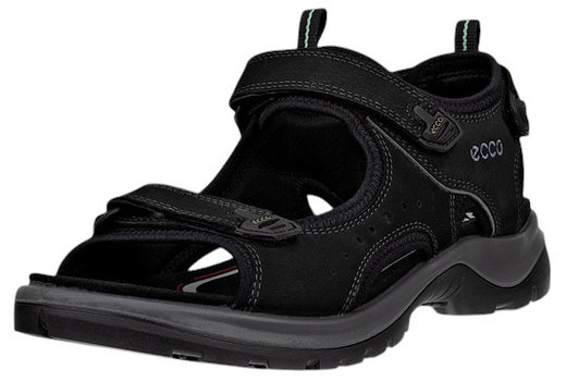 ECCO Sandale Offroad Andes II (Nubukleder) schwarz Damen