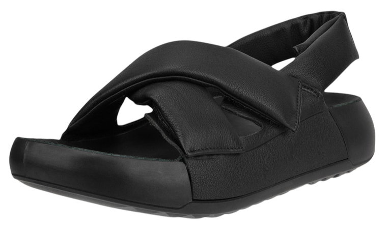 ECCO Sandale Cozmo Croos (Vollnarbenleder) schwarz Damen