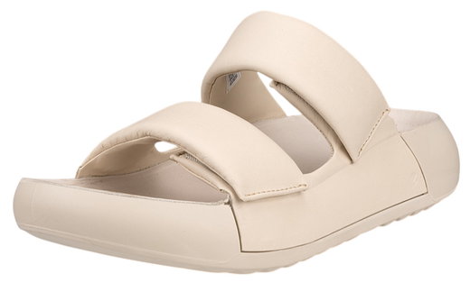 ECCO Sandale Cozmo Pf Cross Sling (Vollnarbenleder) beige Damen