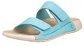 ECCO Sandale Cozmo Flat blau Damen