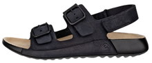ECCO Sandale Cozmo 3 Strap (Premium-Leder) schwarz Damen