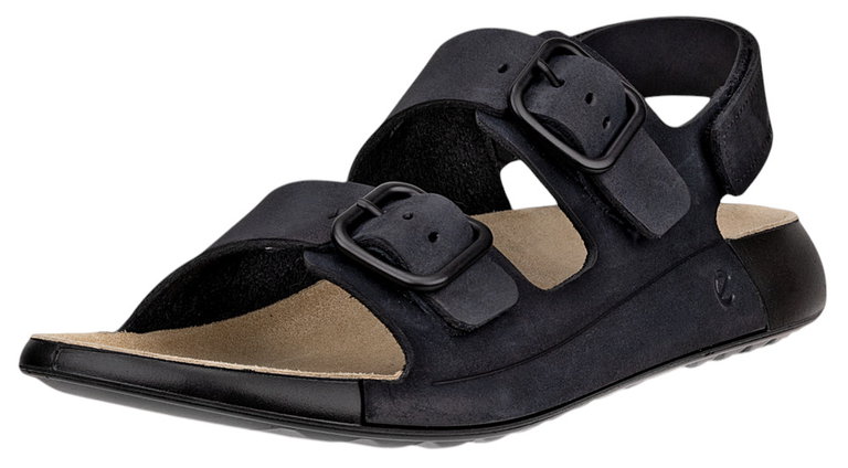 ECCO Sandale Cozmo 3 Strap (Premium-Leder) schwarz Damen