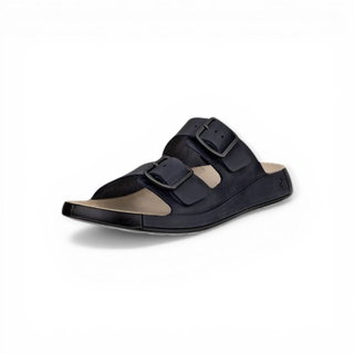 ECCO Sandal Cozmo (Nubuck leather) navy blue men's