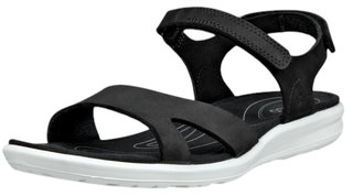 ECCO Sandal Cruise II 3 Strap (Nubuck leather) black ladies