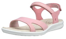 ECCO Sandale Cruise II 3 Strap (Nubukleder) rosa Damen