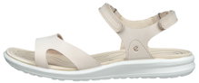 ECCO Sandale Cruise II 3 Strap (Nubukleder) beige Damen