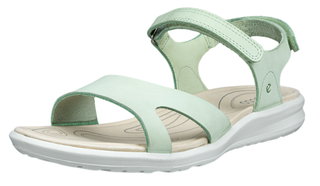 ECCO Sandale Cruise II 3 Strap (Nubukleder) grün Damen