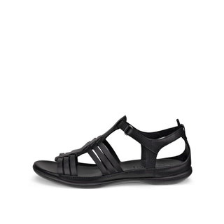 ECCO Flash Roman Sandal (Full Grain Leather) black ladies