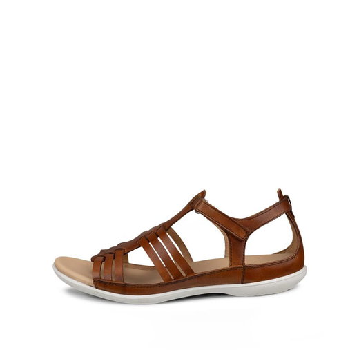 ECCO Sandale Flash Roman (Vollnarbenleder) braun Damen