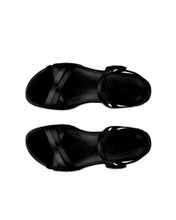 ECCO Sandale Flash X-Strap (Vollnarbenleder) schwarz Damen