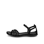 ECCO Sandale Flash X-Strap (Vollnarbenleder) schwarz Damen