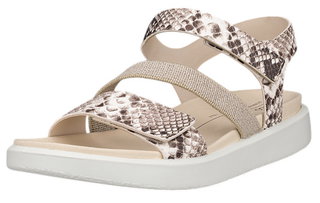 ECCO Flowt Sandal (Leather) beige/white Ladies
