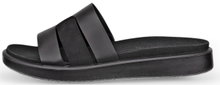 ECCO Sandale Flowt Slide (Premium-Leder) schwarz Damen