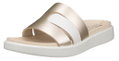 ECCO Sandale Flowt Slide (Premium-Leder) gold Damen