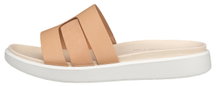ECCO Sandale Flowt Slide (Premium-Leder) beige Damen