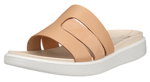 ECCO Sandale Flowt Slide (Premium-Leder) beige Damen