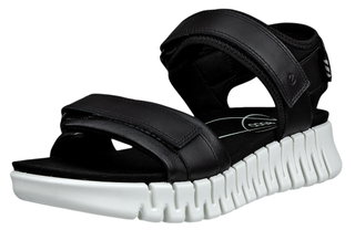 ECCO Sandal Gruuv Sol Lea (Premium Leather) black ladies