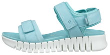 ECCO Sandale Gruuv Sol Lea (Premium-Leder) blau Damen