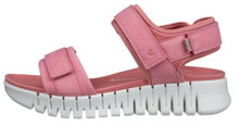 ECCO Sandale Gruuv Sol Lea (Premium-Leder) rosa Damen