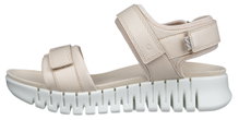 ECCO Sandale Gruuv Sol Lea (Premium-Leder) beige/weiss Damen