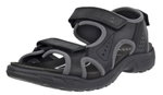 ECCO Sandale Hike 3 Strap (Leder) schwarz Herren