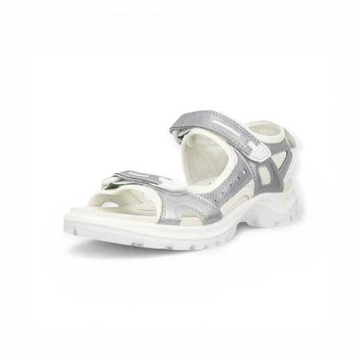 ECCO Sandale Offroad 3S Reflective weiss/silber Damen