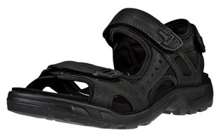 ECCO Offroad Yucatan Plus Sandal (soft nubuck leather) black men's