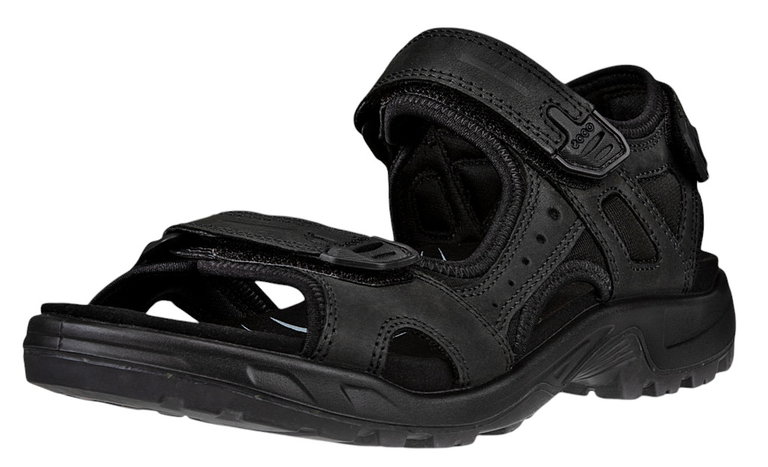 ECCO Sandale Offroad Yucatan Plus (weiches Nubukleder) schwarz Herren