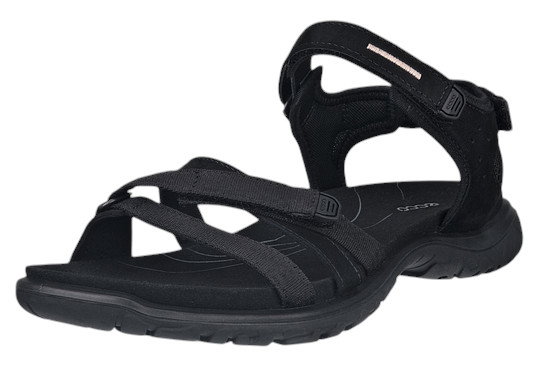 ECCO Sandale Offroad Roam Lea Tex (Nubukleder) schwarz Damen