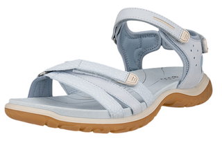 ECCO Sandale Offroad Roam Lea Tex (Nubukleder) hellblau Damen