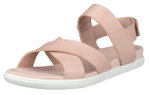ECCO Sandale Samara 4 Strap (Vollnarbenleder) rosa Damen