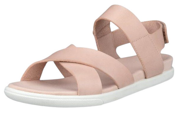 ECCO Sandale Samara 4 Strap (Vollnarbenleder) rosa Damen