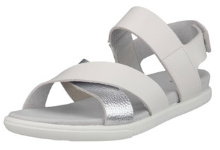 ECCO Sandal Samara 4 Strap (Full-grain leather) grey/silver ladies