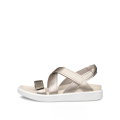 ECCO Sandale Soft (Premium-Leder) gold/beige Damen