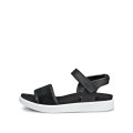 ECCO Sandale Soft (Vollnarbenleder) schwarz Damen